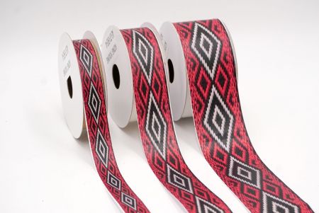 Geometrische Diamanten Jacquardband_AI-KN